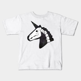 skeleton unicorn Kids T-Shirt